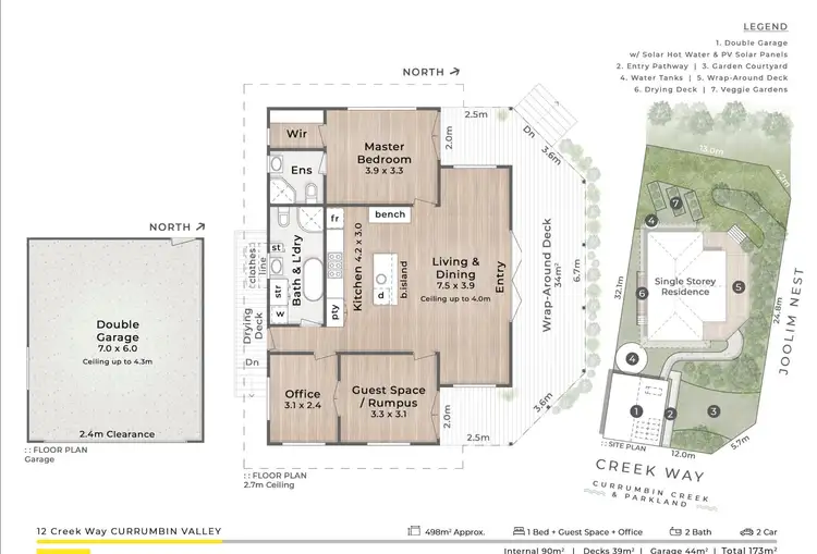 Floorplan of Homely house listing, 12 Creek Way, Currumbin Valley QLD 4223