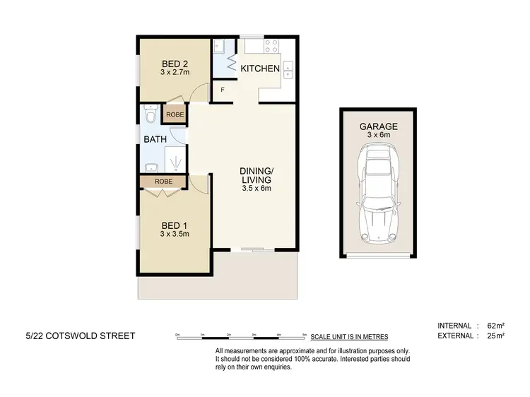 Floorplan of Homely unit listing, 5/22 Cotswold Street, Mount Warren Park QLD 4207