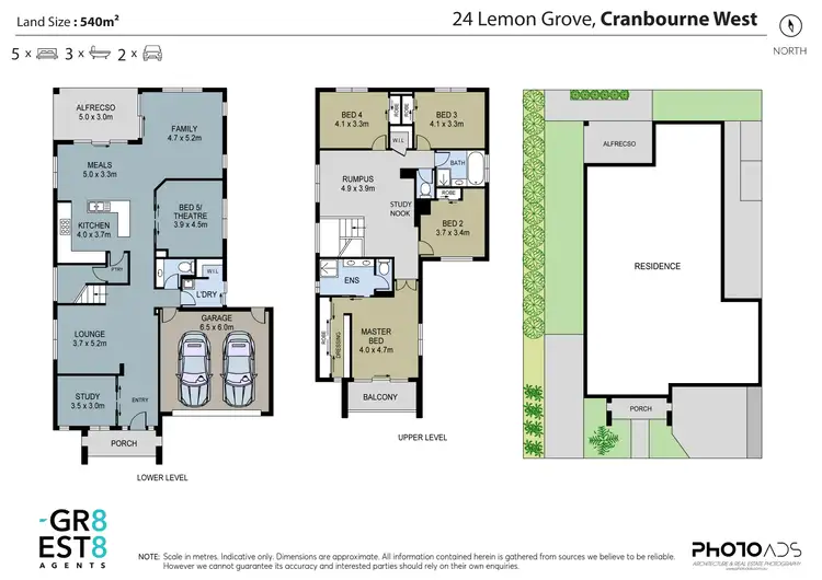 Floorplan of Homely house listing, 24 LEMON GROVE, Cranbourne West VIC 3977