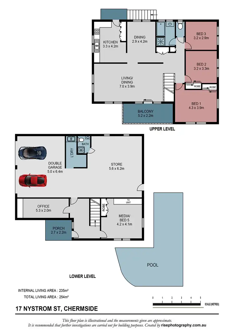 Floorplan of Homely house listing, 17 Nystrom Street, Chermside QLD 4032