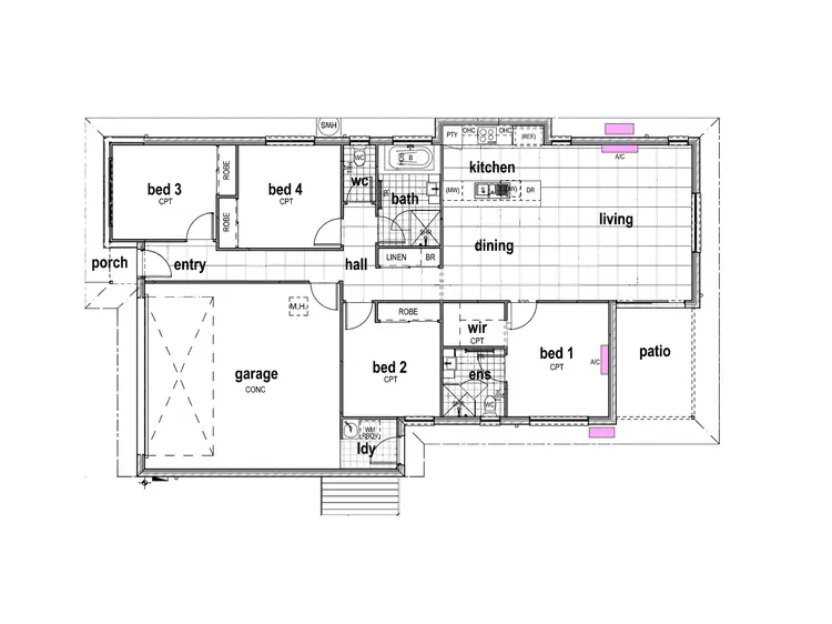 Floorplan of Homely house listing, 5 Locke Crescent, Redbank Plains QLD 4301
