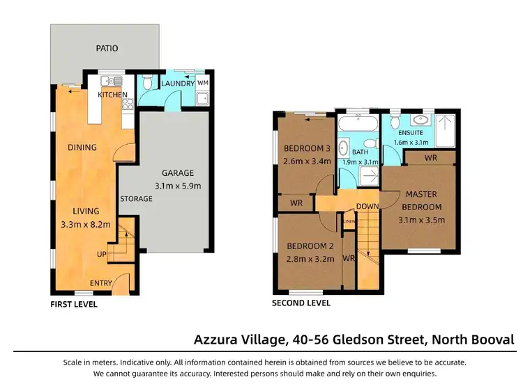 Floorplan of Homely townhouse listing, 57/40-56 Gledson Street, North Booval QLD 4304