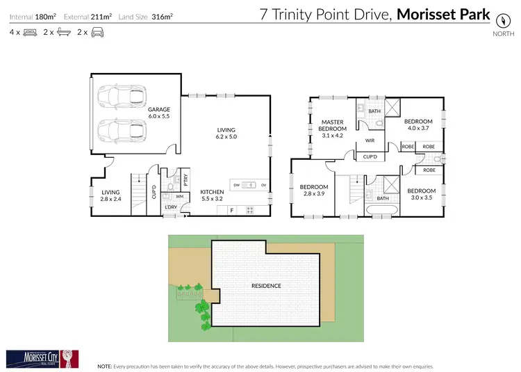 Floorplan of Homely house listing, 7 Trinity Point Drive, Morisset Park NSW 2264