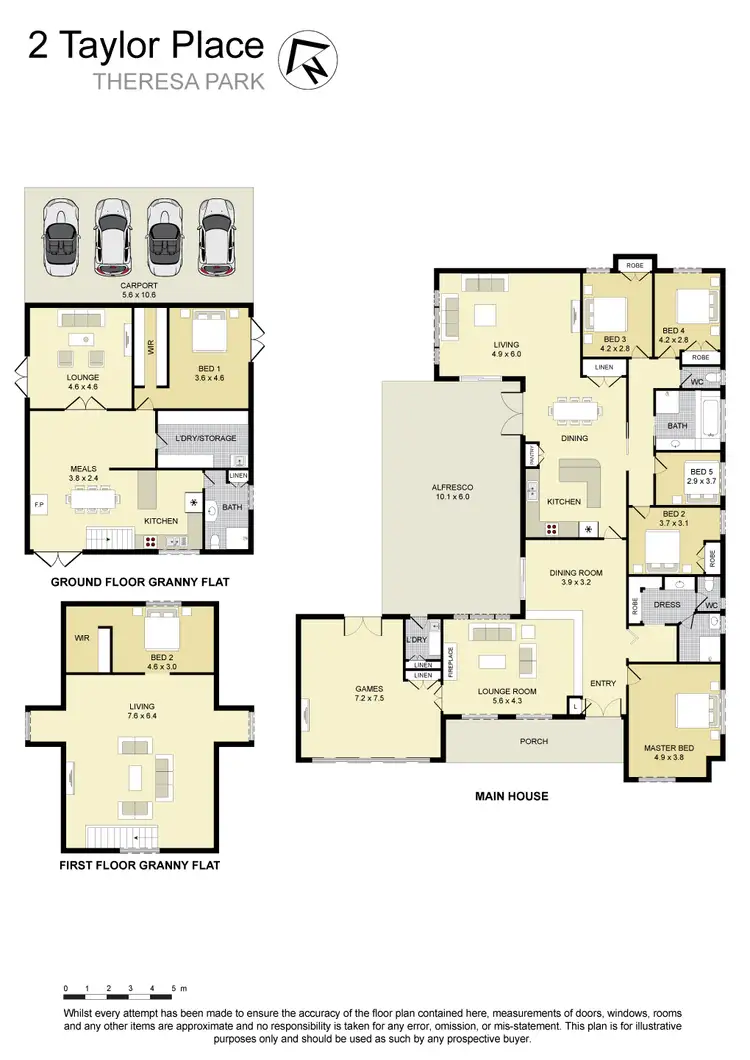 Floorplan of Homely house listing, 2 Taylor Place, Theresa Park NSW 2570