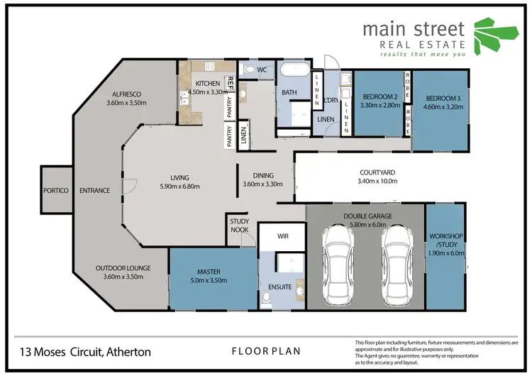 Floorplan of Homely house listing, 13 Moses Circuit, Atherton QLD 4883