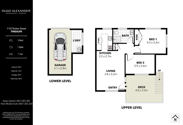 Floorplan of Homely apartment listing, 1/10 Tenbar Street, Tingalpa QLD 4173