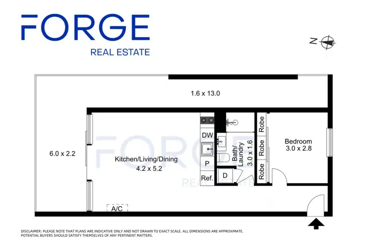Floorplan of Homely apartment listing, 804/601 Little Collins Street, Melbourne VIC 3000