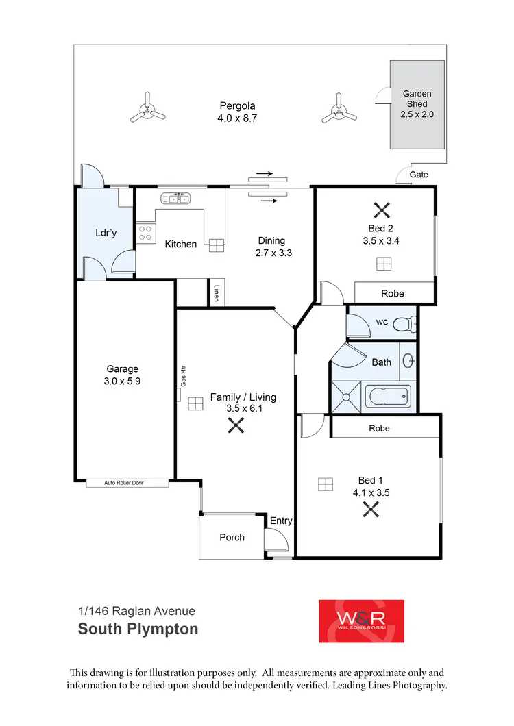 Floorplan of Homely house listing, Unit 1/146 Raglan Avenue, South Plympton SA 5038