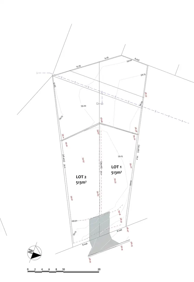 Floorplan of Homely land listing, 33 Grimstone Street, Keperra QLD 4054