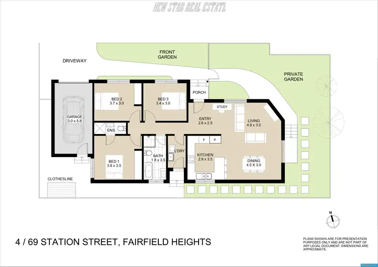 Floorplan of Homely villa listing, 4/69 Station Street, Fairfield Heights NSW 2165