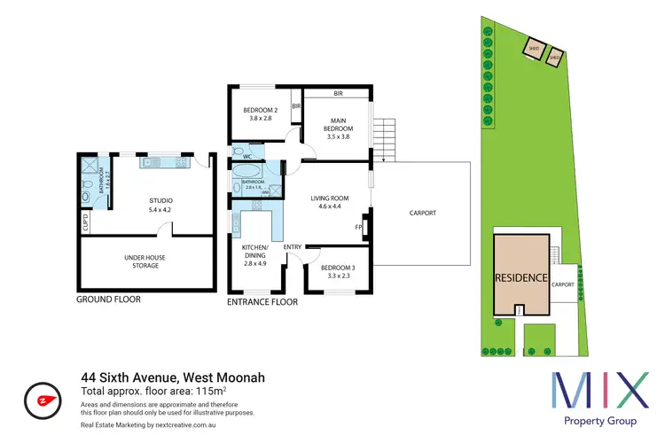 Floorplan of Homely house listing, 44 Sixth Avenue, West Moonah TAS 7009
