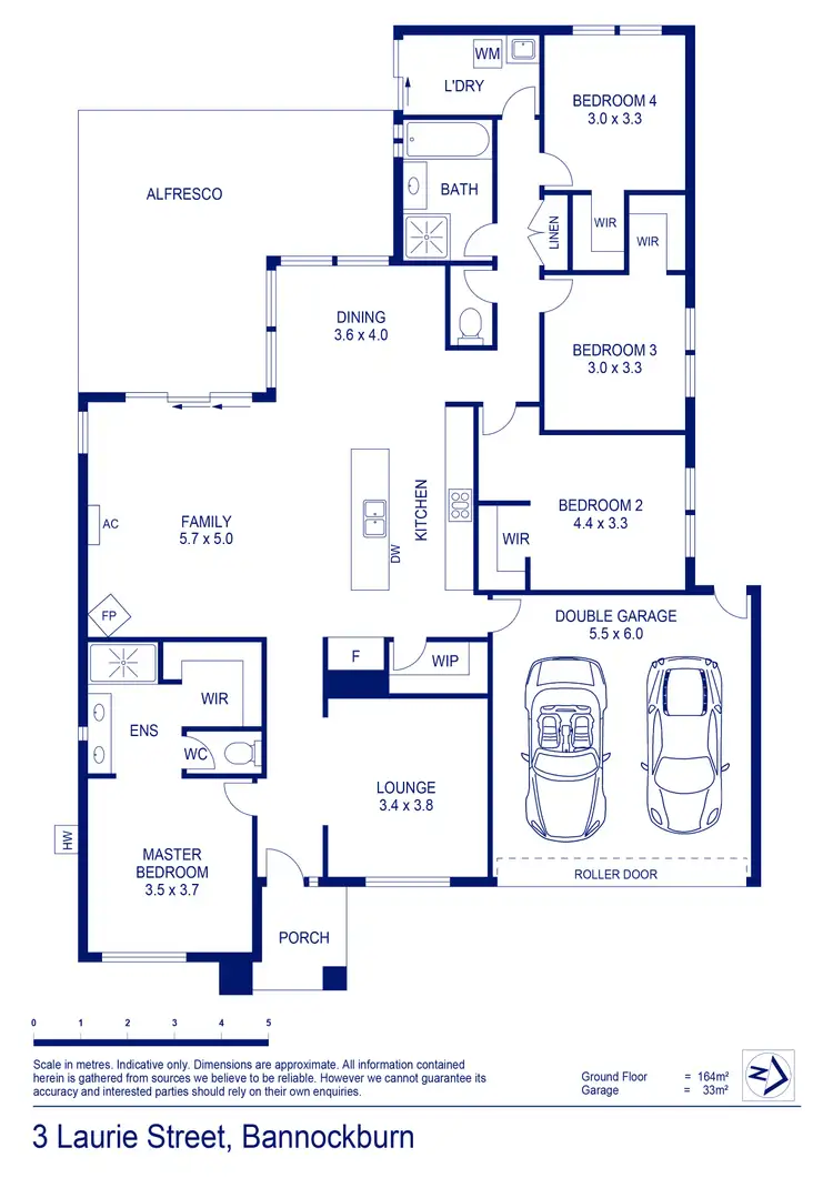 Floorplan of Homely house listing, 3 Laurie Street, Bannockburn VIC 3331