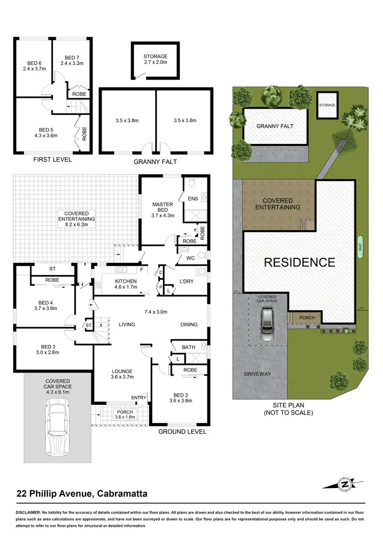 Floorplan of Homely house listing, 22 Phillip Avenue, Cabramatta NSW 2166