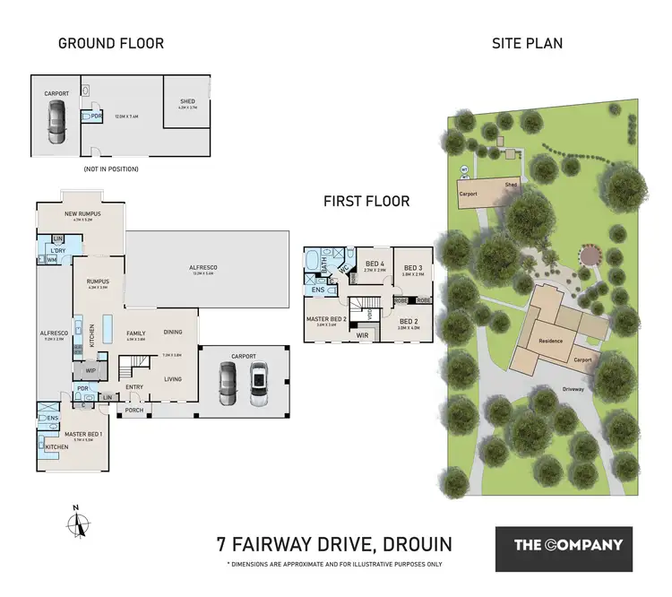 Floorplan of Homely house listing, 7 Fairway Drive, Drouin VIC 3818