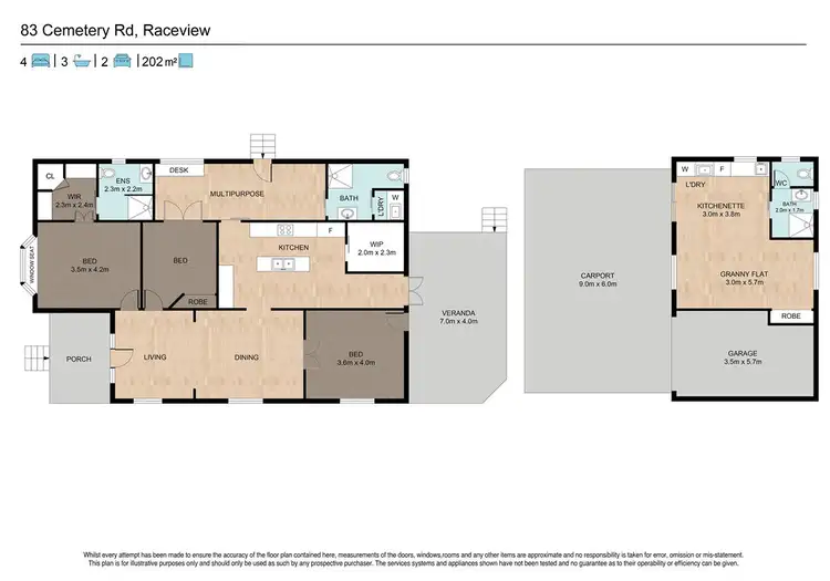 Floorplan of Homely house listing, 83 cemetery road, Raceview QLD 4305
