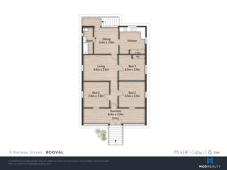 Floorplan of Homely house listing, 9 Railway Street, Booval QLD 4304