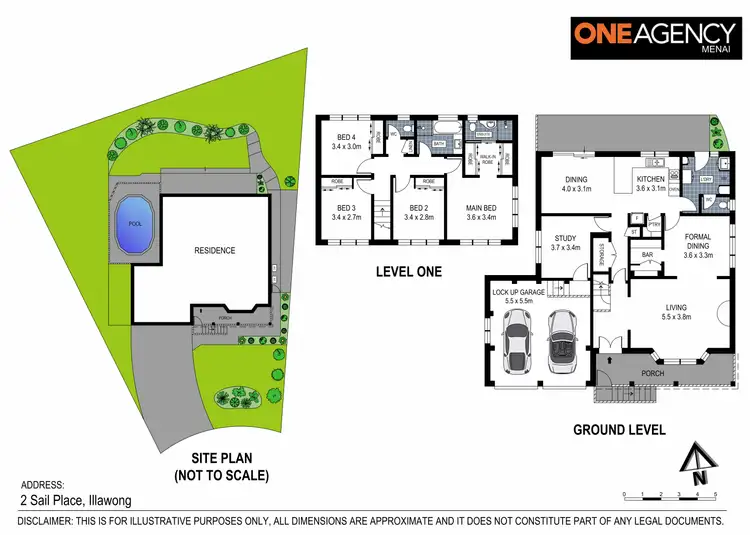 Floorplan of Homely house listing, 2 Sail Place, Illawong NSW 2234