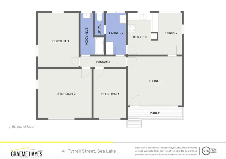 Floorplan of Homely house listing, 41 Tyrrell Street, Sea Lake VIC 3533