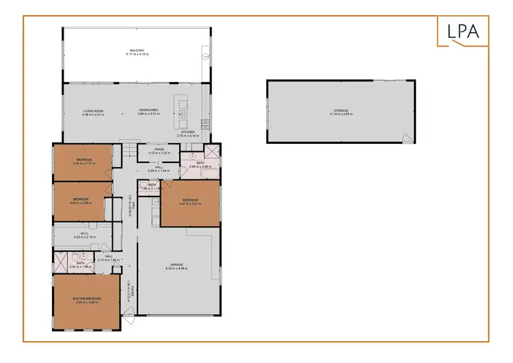 Floorplan of Homely house listing, 23 Gordon Crescent, Smiths Lake NSW 2428