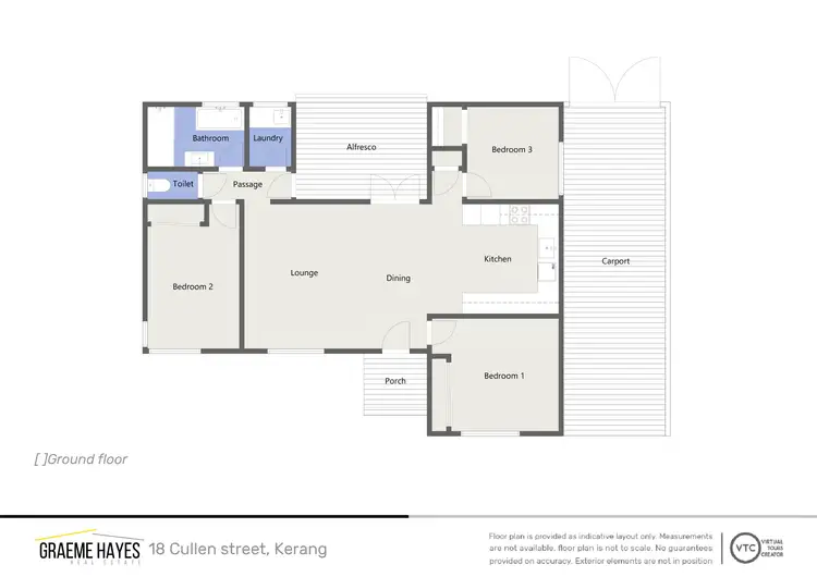 Floorplan of Homely house listing, 18 Cullen Street, Kerang VIC 3579