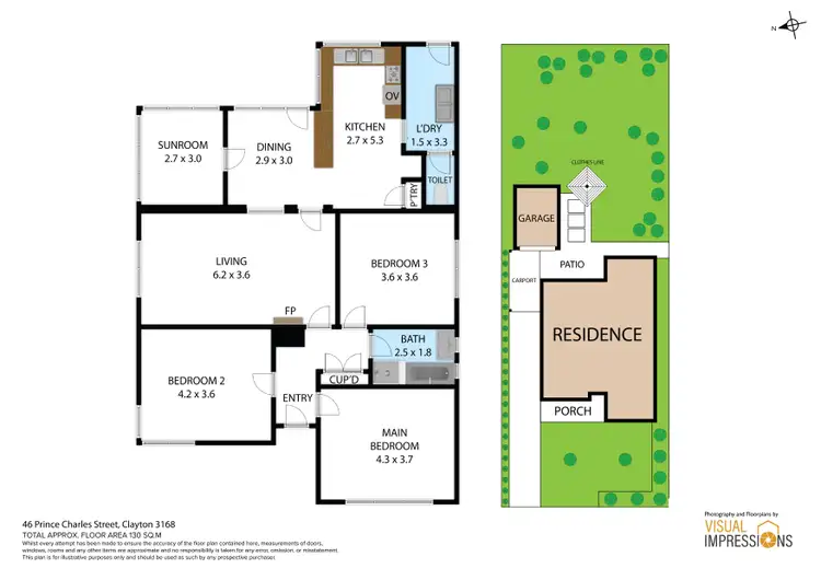 Floorplan of Homely house listing, 46 Prince Charles Street, Clayton VIC 3168
