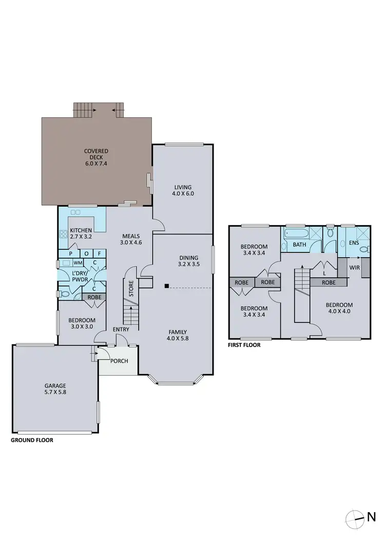 Floorplan of Homely house listing, 2 chivell Close, Endeavour Hills VIC 3802