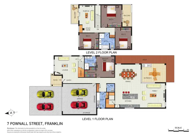 Floorplan of Homely house listing, 7 Pownall Street, Franklin ACT 2913