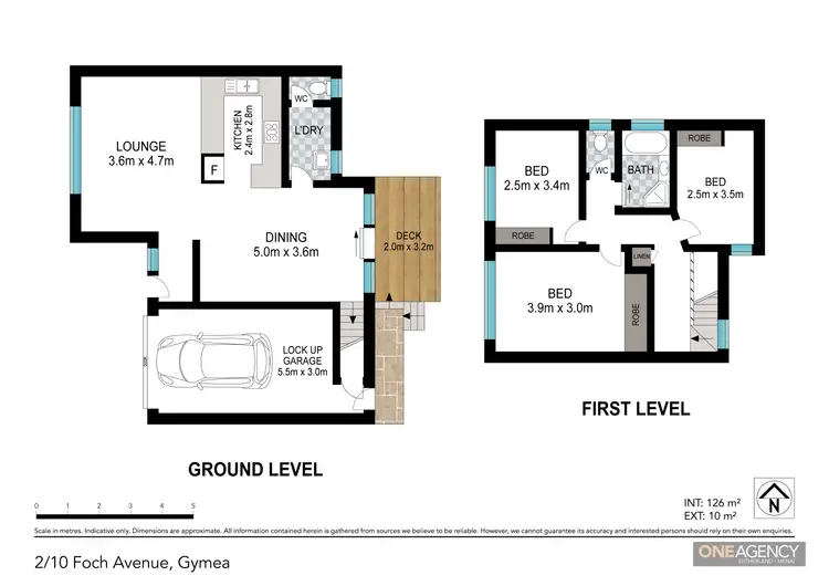 Floorplan of Homely townhouse listing, 2/10 Foch Avenue, Gymea NSW 2227