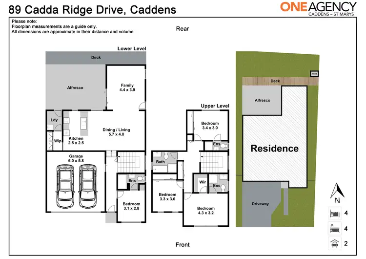 Floorplan of Homely house listing, 89 Cadda Ridge Drive, Caddens NSW 2747