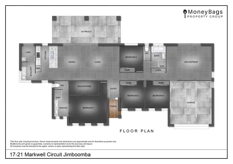 Floorplan of Homely house listing, 17-21 Markwell Circuit, Jimboomba QLD 4280