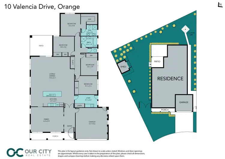 Floorplan of Homely house listing, 10 Valencia Drive, Orange NSW 2800