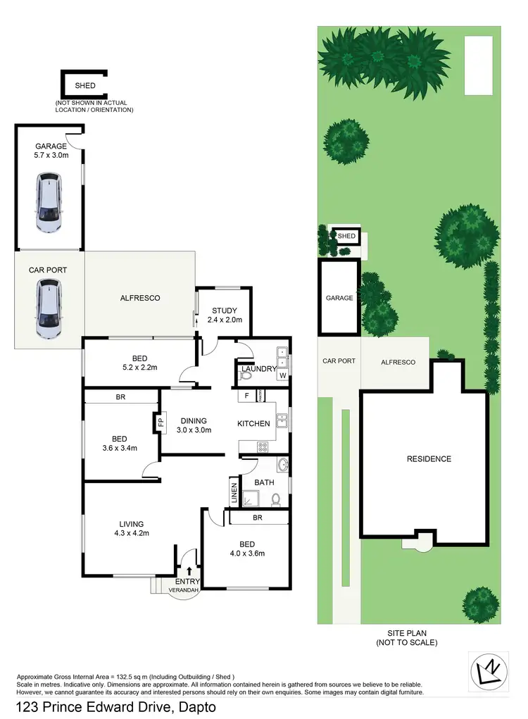 Floorplan of Homely house listing, 123 Prince Edward Drive, Dapto NSW 2530