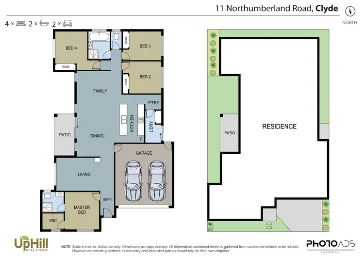 Floorplan of Homely house listing, 11 Northumberland Road, Clyde VIC 3978