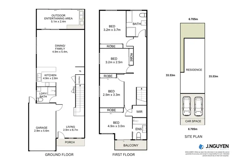 Floorplan of Homely semi-detached listing, 54 Earl Street, Canley Heights NSW 2166