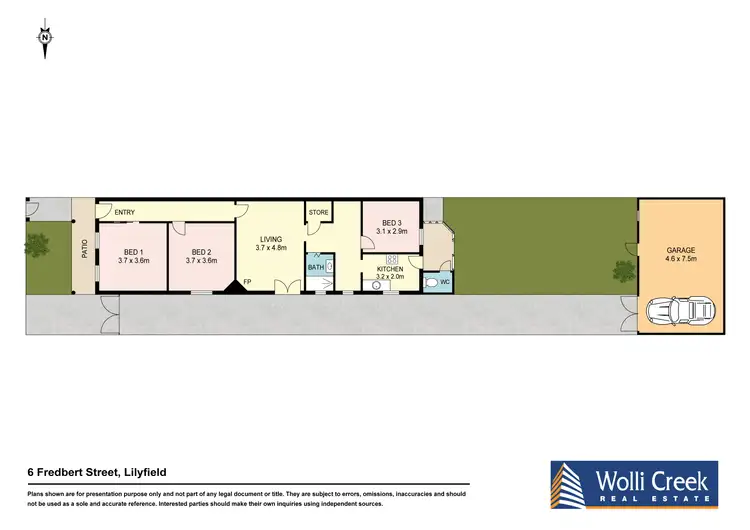 Floorplan of Homely house listing, 6 Fredbert Street, Lilyfield NSW 2040