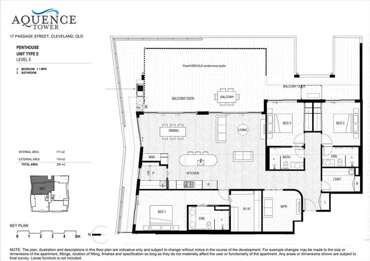 Floorplan of Homely apartment listing, 502/17 Passage Street, Cleveland QLD 4163