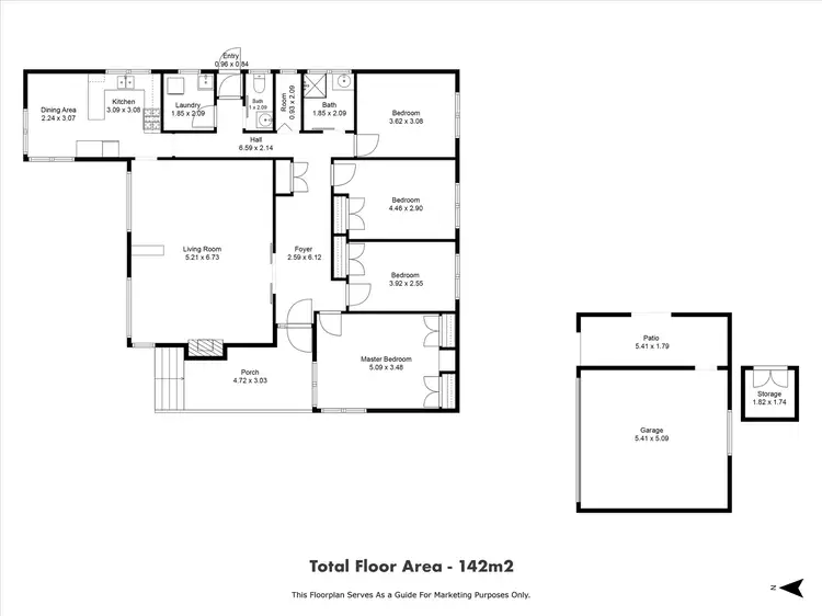 Floorplan of Homely house listing, 468 Doncaster Road, Doncaster VIC 3108