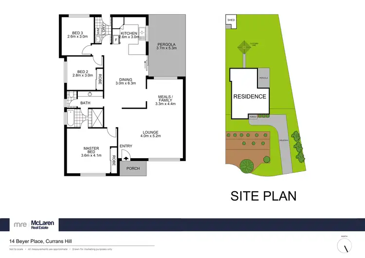 Floorplan of Homely house listing, 14 Beyer Place, Currans Hill NSW 2567