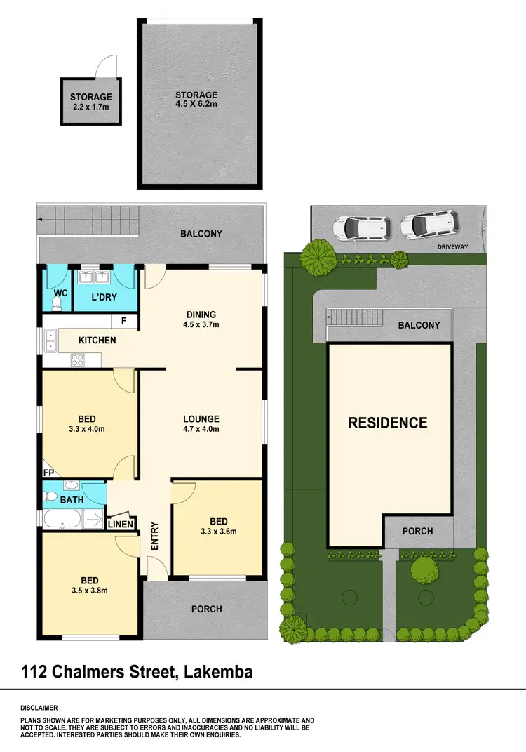 Floorplan of Homely house listing, 112 Chalmers Street, Lakemba NSW 2195