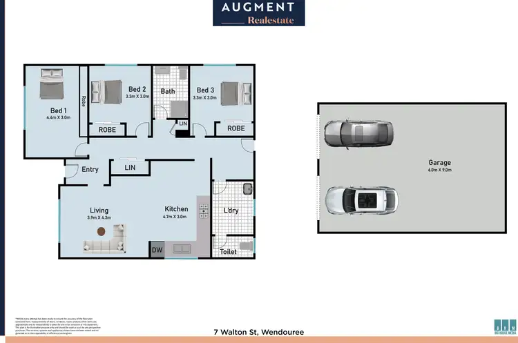 Floorplan of Homely house listing, 7 Walton Street, Wendouree VIC 3355