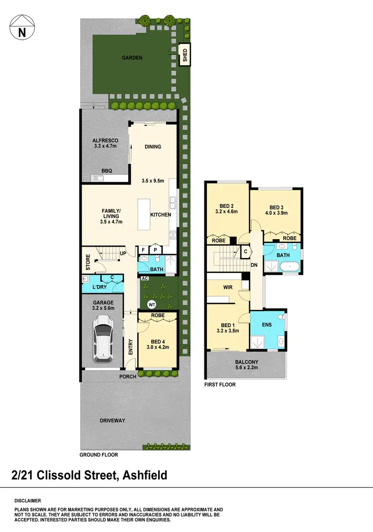Floorplan of Homely house listing, 2/21 Clissold Street, Ashfield NSW 2131