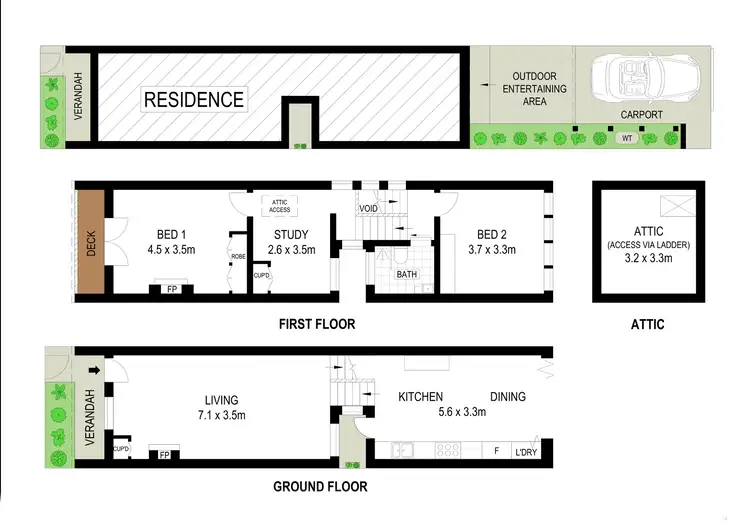 Floorplan of Homely house listing, 57 Campbell Street, Glebe NSW 2037