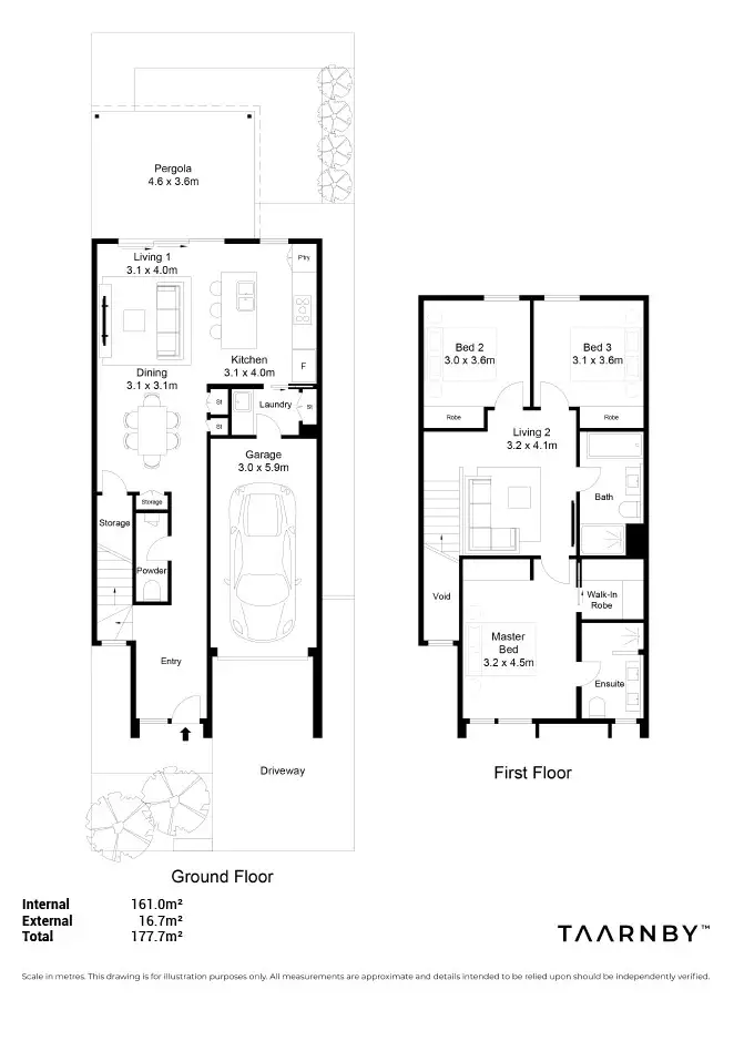 Floorplan of Homely townhouse listing, lot 354 Eucalyptus Lane, Glenside SA 5065