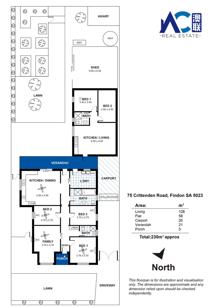 Floorplan of Homely house listing, 75 Crittenden Road, Findon SA 5023