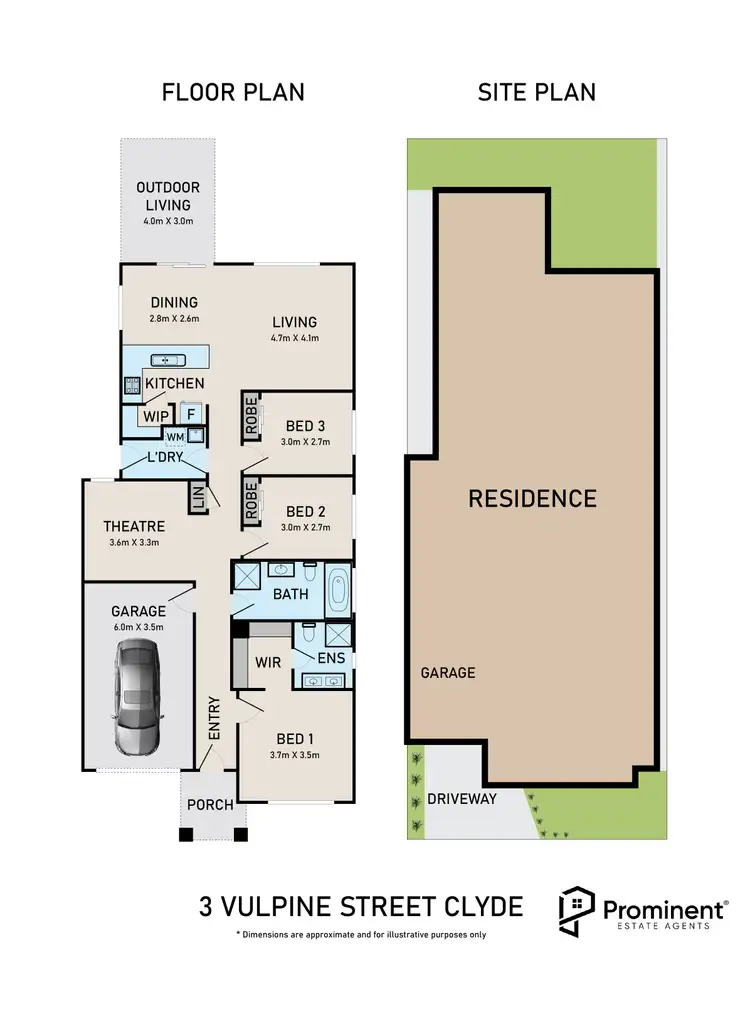 Floorplan of Homely house listing, 3 Vulpine Street, Clyde VIC 3978