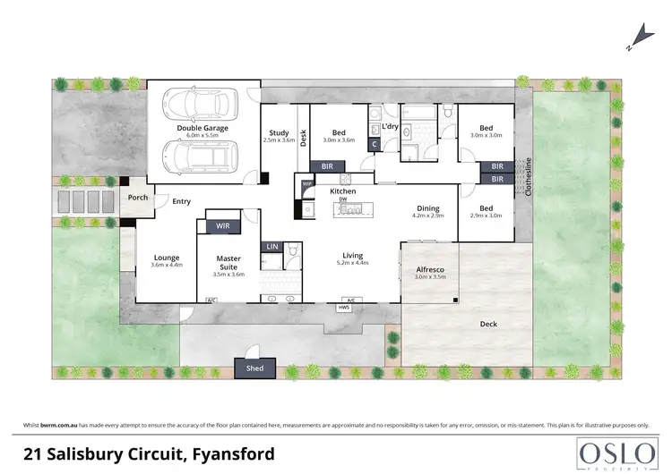 Floorplan of Homely house listing, 21 Salisbury Circuit, Fyansford VIC 3218