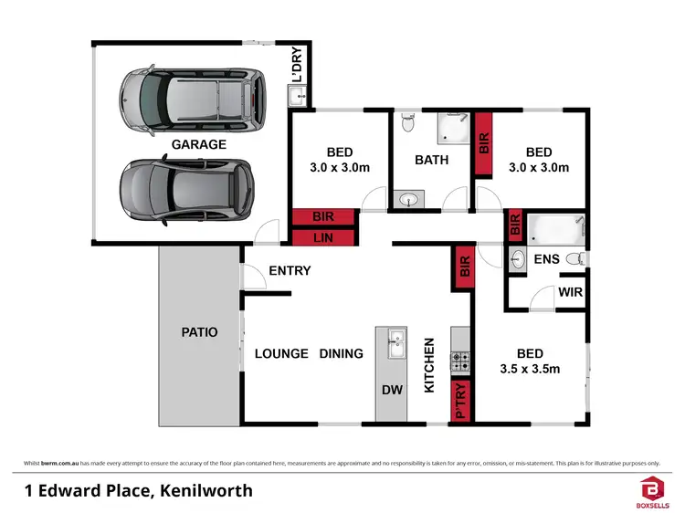 Floorplan of Homely house listing, 1 Edward Place, Kenilworth QLD 4574
