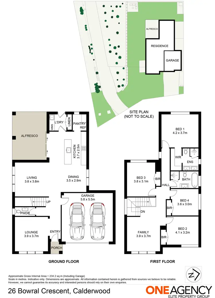 Floorplan of Homely house listing, 26 Bowral Crescent, Tullimbar NSW 2527