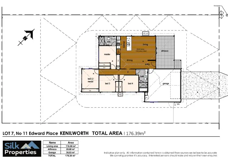 Floorplan of Homely house listing, 11 Edward Place, Kenilworth QLD 4574