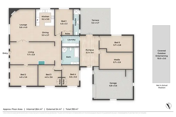 Floorplan of Homely house listing, 8 Darling Crescent, Molendinar QLD 4214